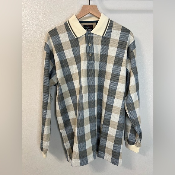 Greg Norman Collection Other - NWT Greg Norman Plaid Long Sleeve Polo Medium